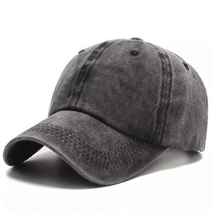 Women's Retro Japanese Style <b>Baseball</b> <b>Cap</b> Summer Washed Cotton Soft Top <b>Black</b> Antiqued Hat Artistic Design Printed for Outdoor - Product Image 6