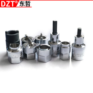 Dzt 9 Piece Shock Absorber Removal <b>Tool</b> Kit Metric Socket Wrench <b>Set</b> For Vibration Damper Tower Top Installation - Product Image 3