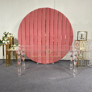 Mesa acrílica transparente Rectangular para eventos, suministros de mesa para boda, fantasma - Product Image 6