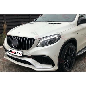 กันชนรถสำหรับ BENZ GLE Coupe W292 <span class=keywords><strong>S</strong></span>-<span class=keywords><strong>line</strong></span> 2016-2019เพื่อ GLE63รุ่น <span class=keywords><strong>AMG</strong></span> ประกอบด้วยกระจังหน้ากระจังหน้าท่อกระจายด้านหลัง - Product Image 4