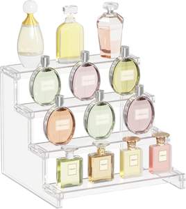 Nouvelle arrivée clair personnalisé cadeau coloré parfums affichage acrylique bouteilles de parfum présentoir support - Product Image 1