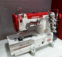 Machine à coudre industrielle à entraînement direct haute vitesse JUKKY 500-01D, point interlock, lit plat, Maquina De Coser Industrial, haute qualité