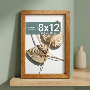 Walnut Wood Eco-friendly Durable Tabletop Portrait <b>Frame</b> <b>8x12</b> Premium Dark Finish Wholesale Handcrafted - Product Image 3