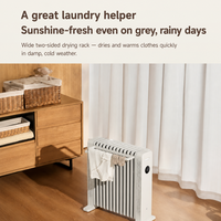 Radiateur à Huile Graphène Mijia 100% Original 2200W Infrarouge Lointain 220V 13 Ailettes Humidifiant pour Chambre YTDNQ01ZM – Vente en Gros