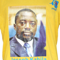 Unisex 100% katoenen gebreide O-hals t-shirt met aangepaste hittetransferdruk logo verkiezing