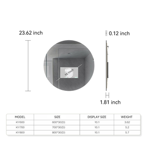 Thông minh ai Gương phòng tắm ma thuật gương Bluetooth với Youtube Spotify và Android 11for phòng tắm Salon khách sạn nhà thông minh - Product Image 3