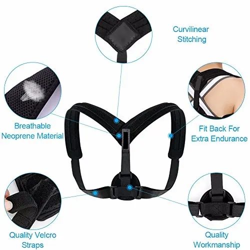 Corrector 2021 New Products Adjustable Shoulder Posture Corrector Back Brace In Back Support