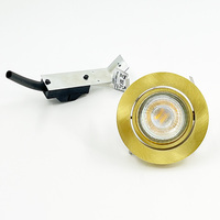Projecteurs de plafond encastrés à LED anti-éblouissement de qualité gradation COB Mr16 Downlight encastré Gold Room lumière LED pour bureau à domicile