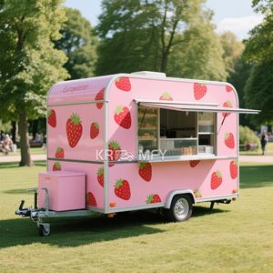 Camion de nourriture pour en-cas, hamburgers, café, remorque alimentaire personnalisable et remorquable 2025 - Product Image 6