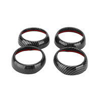 Couvre-aérateurs en fibre de carbone, garnitures de remplacement pour Smart Fortwo/Forfour 453 2015 à 2021