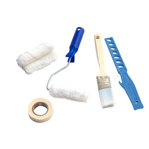 BIYU 9 pouces plateau bleu Premium industriel bricolage ménage <span class=keywords><strong>peinture</strong></span> <span class=keywords><strong>rouleau</strong></span> brosse accessoires Kit OEM Polyester pour le <span class=keywords><strong>nettoyage</strong></span> à domicile - Product Image 6