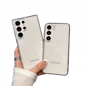 Cao Trong Suốt TPU Acrylic lai điện thoại di động Trường hợp đối với cho S25 cạnh/S25 siêu/S24 siêu/S23 cộng với nam châm 360 - Product Image 1