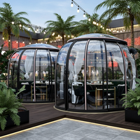 Sunkaer Boutique, Glamping en plein air, chambre à bulles en aluminium, hôtel, igloo écologique, maison en verre transparent, dôme transparent