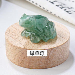 งานแกะสลักสัตว์จากหินธ<span class=keywords><strong>ร</strong></span><span class=keywords><strong>ร</strong></span>มชาติ งานฝีมือ DIY ของตกแต่งบ้าน สไตล์ยุโ<span class=keywords><strong>ร</strong></span>ป เส<span class=keywords><strong>ร</strong></span>ิมฮวงจุ้ย ตัวสัตว์มงคล คริสตัลกบ ทำจากโ<span class=keywords><strong>ร</strong></span>สควอตซ์ - Product Image 4