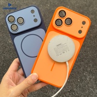 Pour iPhone 11 12 13 14 15 16 17 Plus 18 Pro Max, coque de protection d'objectif, emballage personnalisé de luxe, convertisseur magnétique, étui de téléphone