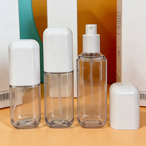 Stock d'usine – Flacons carrés en plastique de 80 ml, 100 ml, 120 ml pour sérum de soin, brume, masque facial et <span class=keywords><strong>faux</strong></span> cils - Product Image 6
