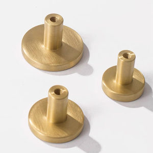 BECORA en Stock, Perillas Redondas de Latón Sólido, Perillas Modernas para Gabinetes, Tiradores para Cajones de Cómodas, Herrajes para Baño y Cocina - Product Image 4