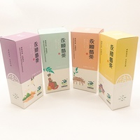 Emballage cadeau artisanal pour thé aux fleurs, taille personnalisée, couleurs mélangées, recyclable, rigide, avec fermeture automatique, gaufrage et pelliculage mat