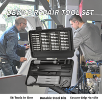Juego de Destornilladores Torx Profesional de 58 Piezas con Punta Magnética de Plástico OEM para Reparación de Teléfonos Celulares Android y Apple, Computadoras, Relojes y Hogar