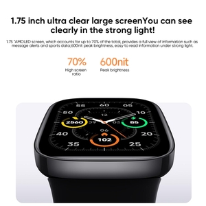 Reloj inteligente Redmi Watch <span class=keywords><strong>3</strong></span> versión global, reloj inteligente con pantalla AMOLED de 1,75 ", hasta 12 días de duración de la batería, 5ATM, compatible con llamadas telefónicas - Product Image 3
