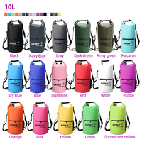 10L Kayak Randonnée Sacs Régulier Personnalisé Sac À Dos Étanche Sport Plage Sac Sec Sac Avec Fermeture Éclair Camping En Plein Air Sacs À Dos