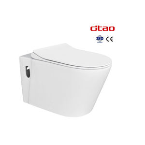 Vente chaude Sanitaire <span class=keywords><strong>Wc</strong></span> Toilette Céramique Ronde Sans Monture Économie <span class=keywords><strong>D</strong></span>'<span class=keywords><strong>eau</strong></span> Double <span class=keywords><strong>Chasse</strong></span> 3/4.5L Toilette Murale - Product Image 1