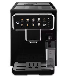 Machine à café automatique intelligente en acier inoxydable, auto-nettoyante, contrôle de la température, usage hôtelier, commercial et domestique, 15 bars - Product Image 1