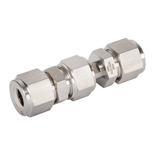 Connecteur à double ferrule en acier inoxydable SS316 pour raccords de tuyauterie hydraulique - Product Image 1