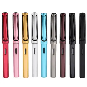 Aluminium alloy student pen Gift business set Fountain pen LOGO customization