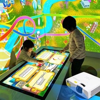 Table de Peinture Magique Éducative pour Enfants, Jeu Interactif AR, Système de Projection Murale, Projection Interactive