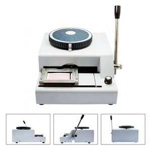 Machine à embosser les cartes plastiques, machine à embosser les cartes cadeaux en PVC, machine à embosser les lettres, les codes et les numéros, machine à embosser les cartes de visite. - Product Image 4
