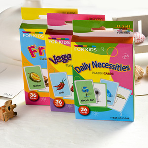 Nouveaux Jouets Puzzles Montessori de Haute Qualité pour Enfants, Cartes de Reconnaissance de Mots en Papier Adaptées à l'Éducation de la Petite Enfance en Gros - Product Image 1