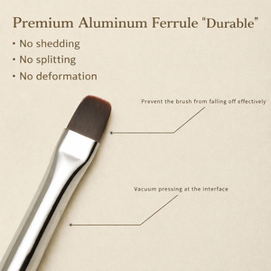 Pinceau à ongles en gel personnalisable avec virole en aluminium, poils en nylon doux faciles à nettoyer pour le design d'ongles dégradé, manucure en salon - Product Image 2