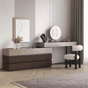 Meubles de maison de haute qualité, style moderne, meubles de chambre à coucher, table de toilette en bois massif - Product Image 1
