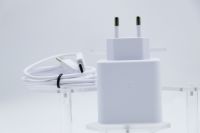 Adaptor Charger Daya EU Tipe C Kabel & Charger USB Pengisian Cepat Original Harga Grosir 45W PD untuk Samsung Lipat ABS
