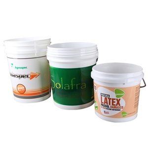 Seau de stockage d'eau direct du fabricant Seaux de peinture seau en plastique scellé de 15L avec couvercle - Product Image 1