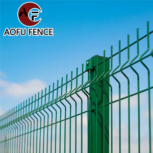 공장 직접 판매 매우 안전한 Zn + PVC 녹색 금속 3D 용접 와이어 메쉬 패널 울타리 야외 펜싱에 사용 - Product Image 5