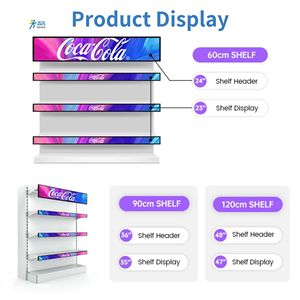 SenKe Panneau LCD de 28 <span class=keywords><strong>pouces</strong></span> de <span class=keywords><strong>taille</strong></span> personnalisée Barre tendue Étagère d'affichage Écran de barre tactile - Product Image 6