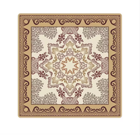Tapis de table de mahjong de style américain en PU de luxe, antidérapant, insonorisant et lavable pour le divertissement à domicile