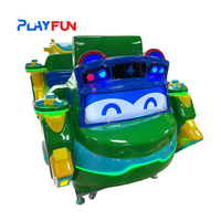 Manège pour enfants à thème volant pour 2 joueurs, équipement d'amusement commercial en métal à monnayeur avec écran de jeu interactif pour centre commercial
