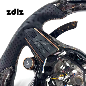 Volante de Fibra de Carbono Forjado LED Personalizado para SEAT Cupra <span class=keywords><strong>Leon</strong></span> X 1 FR MQB EVO PQ - Product Image 2