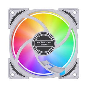 Lovingcool 120Mm Argb <span class=keywords><strong>Cpu</strong></span> Koeler Groothandel Plastic Rgb Koeling 5V/3pin Stil Pwm Fan 4pin Voor Pc Gaming Radiator Voor Pc Case - Product Image 4