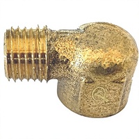 Coude de raccordement haute pression en laiton (MIP X FIP) pour applications routières, technique de fonderie durable, pour gaz, huile, cuivre