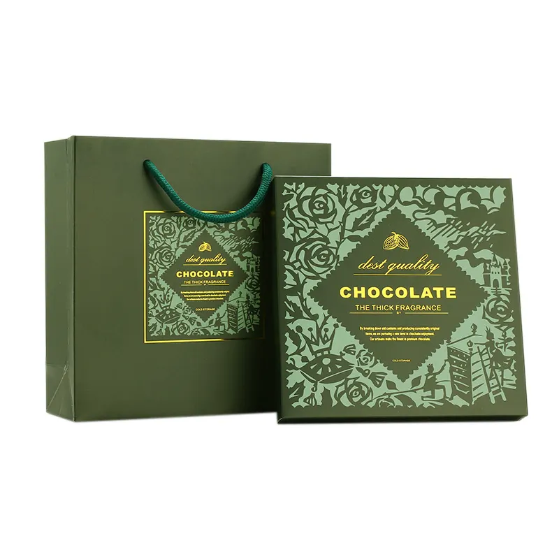 Oem Groene Eco 12 Holte Boite Bases De Gateau Bases Carton Para Pastel Zwarte Chocolade Verpakking Papier Harde Gift kaart Ontwerp