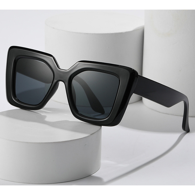 Sunway Eyewear 2025 New Square Frame Candy Colors Personality Oversized Fashion Sunglasses Women Men