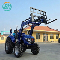 Tracteurs miniatures 4x4 à moteur diesel les moins chers 50 ch/60 ch/70 ch/80 ch/90 ch pour utilisation agricole
