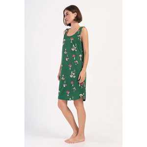 Vestido de moda para mujer de talla grande, túnica gruesa con diseño ovalado, cremalleras decorativas, cintura baja, estilo halter abullonado, modesto, dulce, liso, XS-XL - Product Image 3