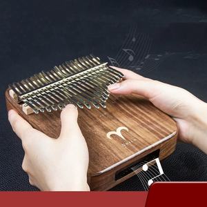 Kalimba de 21 tonos de alta calidad, piano de pulgar, doce constelaciones, caja de madera maciza de nogal negro, tipo caja, para principiantes, piano de dedos - Product Image 2