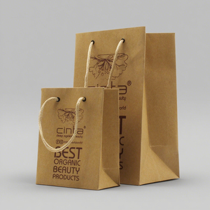 Sacchetti di Carta Kraft Marrone Personalizzati per Gioielli di Lusso, Confezioni Regalo con Logo Stampato - Product Image 2
