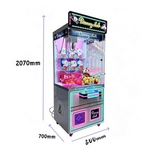 Máquina de Juego Operada con Monedas, Grúa de Juguetes, Regalo Interesante, Premio de Muñeca, Máquina de Juego Personalizable que Funciona con Monedas - Product Image 2